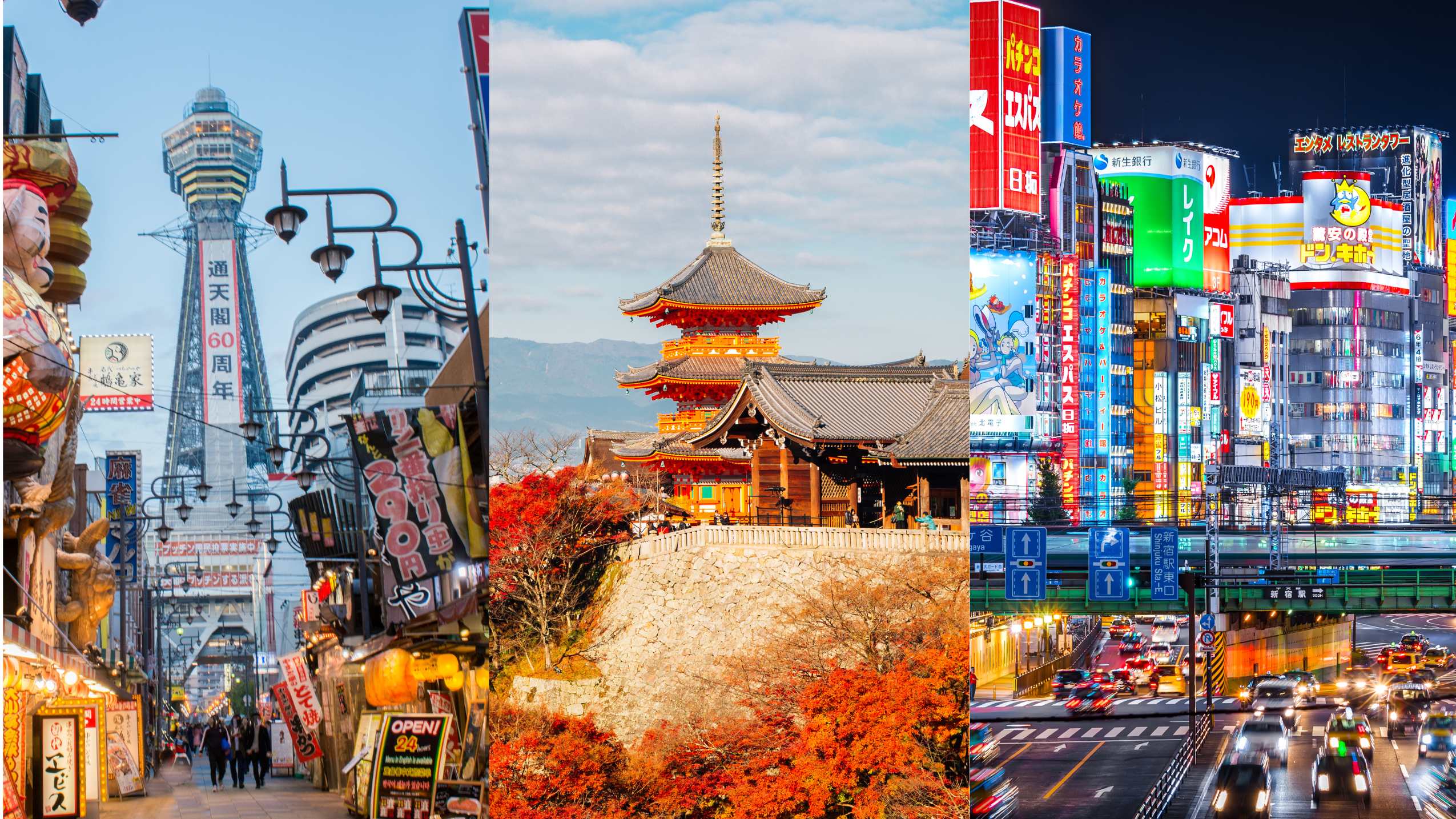 OSAKA + QUIOTO + TÓQUIO