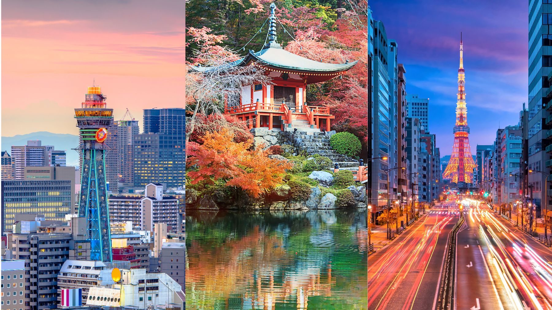 OSAKA + QUIOTO + TÓQUIO