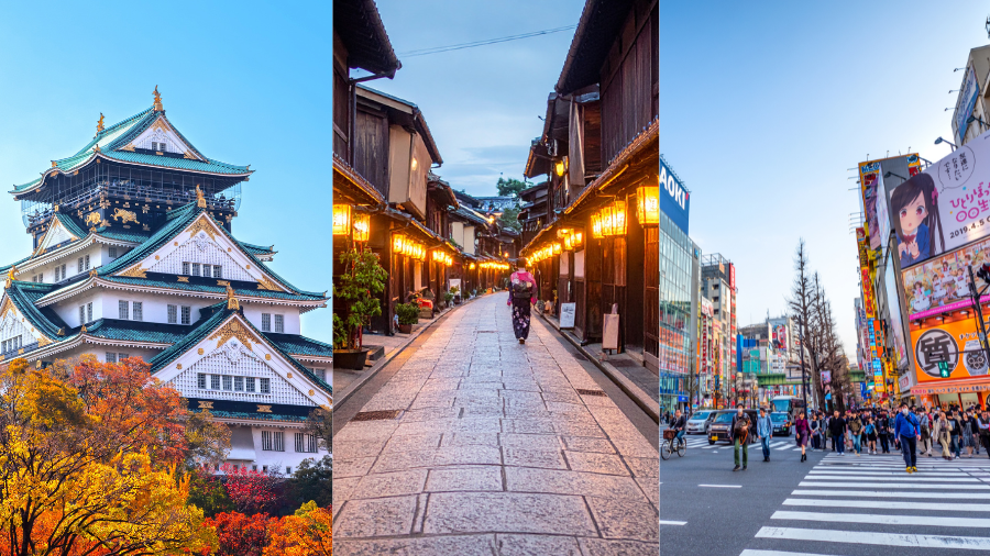 OSAKA + QUIOTO + TÓQUIO 